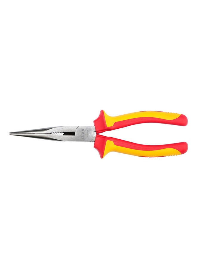 NIBEMINENT Insulated Long Nose Plier 200mm VDE-1000V YT-21155 Multicolour 200millimeter - Image 1