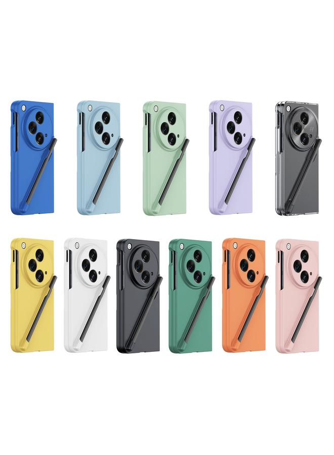 اس-توب جراب لهاتف OPPO Find N3، جراب مدمج بملمس الجلد مع قلم/علبة أقلام - Image 2