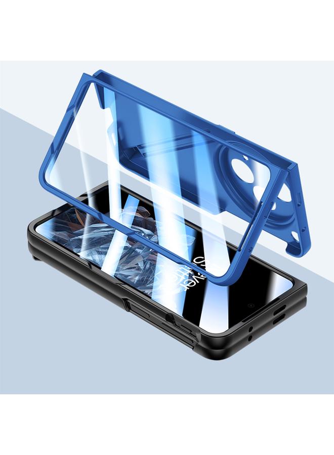 اس-توب جراب لهاتف OPPO Find N3، جراب مدمج بملمس الجلد مع قلم/علبة أقلام - Image 5