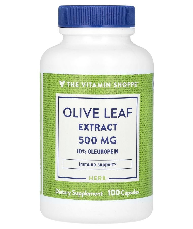 The Vitamin Shoppe Olive Leaf Extract 500 mg 100 Capsules