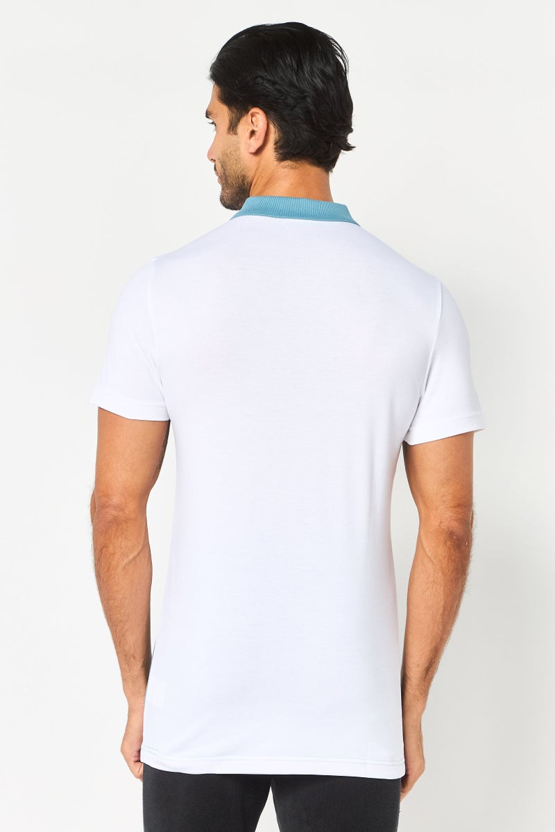 PUMA Men Sportswear Fit Short Sleeve Outdoor Polo Shirt, Blue - Image 4