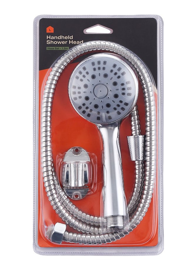 LAWAZIM - Handheld Shower Head with Hose Set -1.5m- Durable Shower Head with 3 Modes, Water-Saving Design, and Included Holder -Bathroom Upgrades Water Conservation Home Shower Improvement Personal Care - Image 1