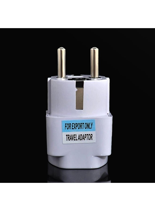 Portable UK US AU To EU European Power Plug Adapter Travel Converter 
