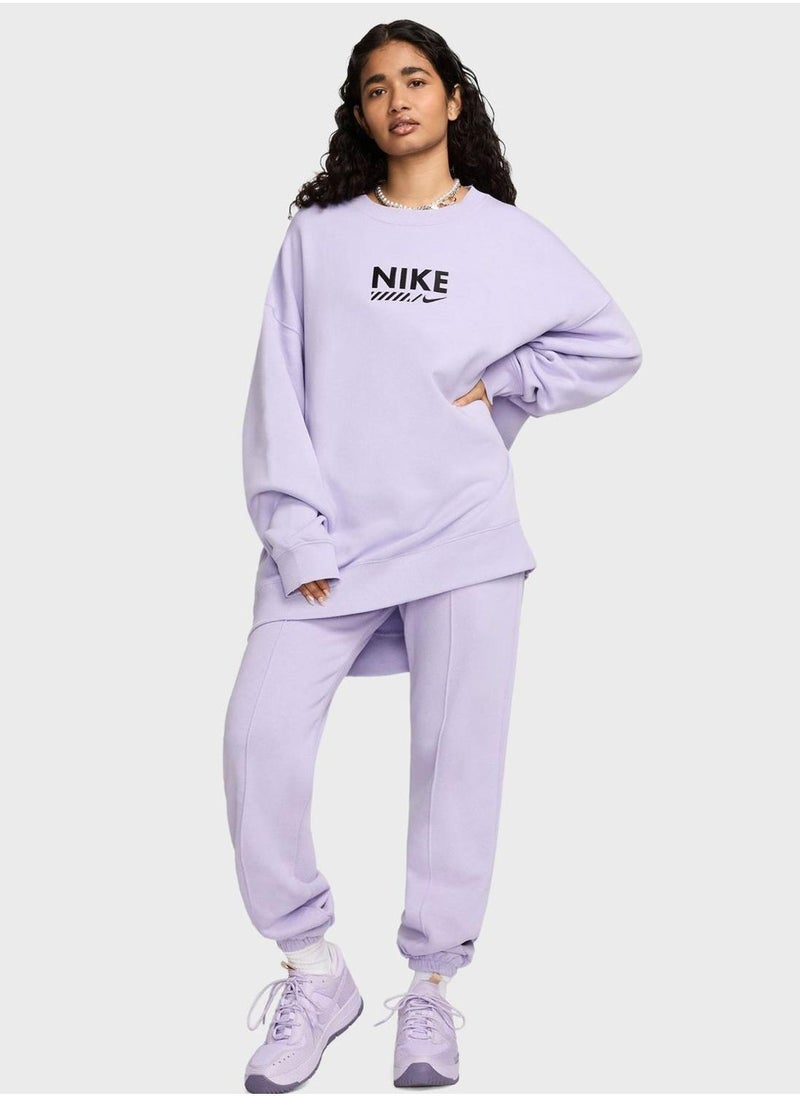 Nike Nsw Fleece Oversized Sweatshirts - Image 5
