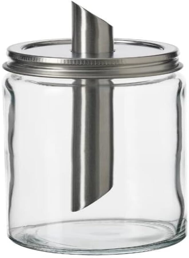 Variera Sugar Shaker, Clear Glass/Stainless Steel, 15 cm (6 ")