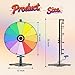 GSOW Prize Wheel 24 Inch Tabletop Spinning Wheel for Prizes with Stand Heavy Duty Spinner Wheel of Fortune with 12 Slot Dry Eraser Markers Spin Wheel for Carnival Family Games Party Games - Image 4