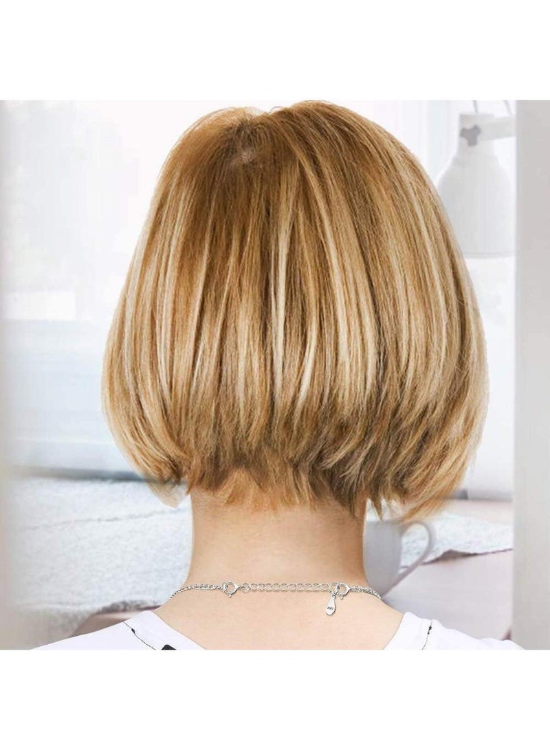 Sweet seven 3 Pcs 925 Sterling Silver Necklace Extenders Delicate Necklace Extender Chain Set for Women Durable Strong Removable Necklace Bracelet Anklet Extension Jewelry Making Chains 2" 3.15" 4" - Image 4