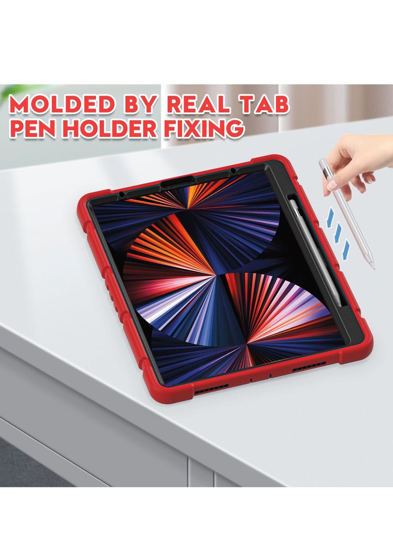 GULFLINK Gulflink Back Cover Protect Case for Apple iPad Pro 2021 12.9inch red - Image 4