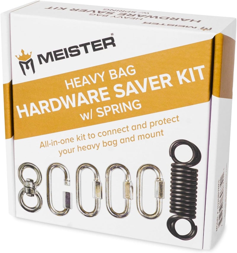 Meister طقم حفظ معدات حقيبة الوزن الثقيلة مع زنبرك، دوار وكرابينات - Image 2