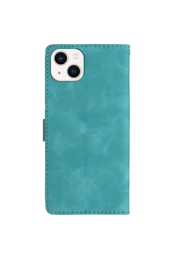 اس-توب جراب هاتف جلدي بنقشة زهور وفراشات لهاتف iPhone 14 Plus - Image 3