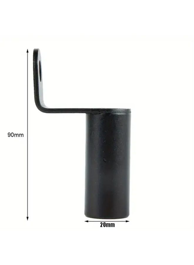 Black Aluminum Universal Motorcycle Bicycle Phone Holder Handlebar Mount - Image 2