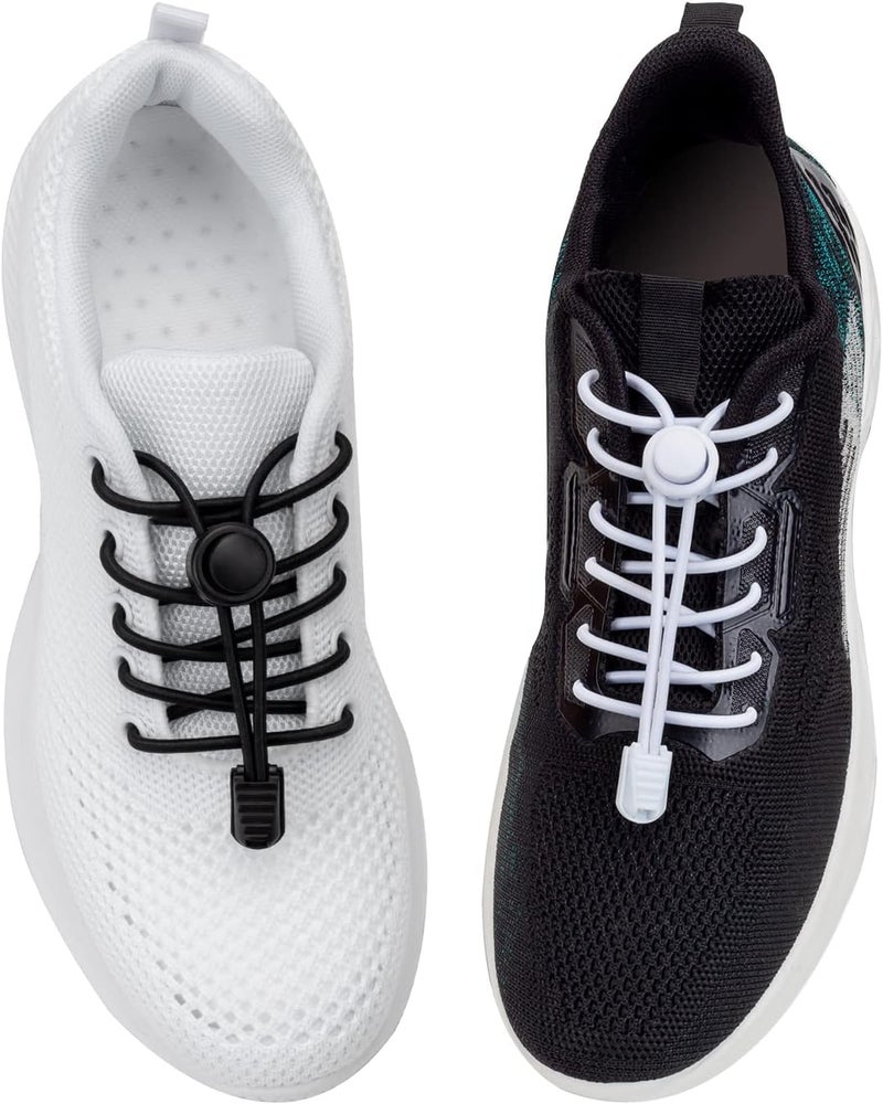 AIXMEET 1 Pair / 5 pairs No Tie Shoe Laces for adults, Elastic Shoe laces,shoelaces tieless, no tie shoelace for kids - Image 3