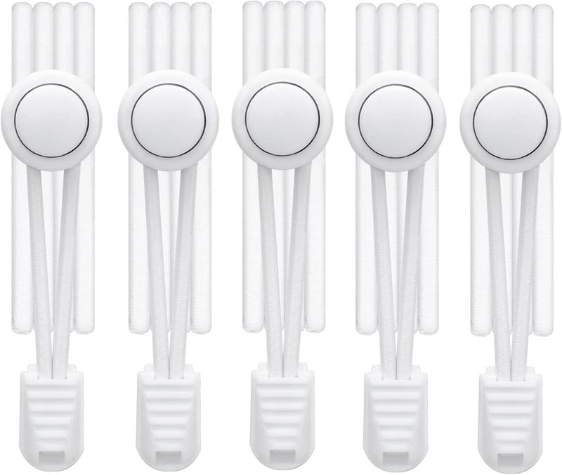 AIXMEET 1 Pair / 5 pairs No Tie Shoe Laces for adults, Elastic Shoe laces,shoelaces tieless, no tie shoelace for kids - Image 1
