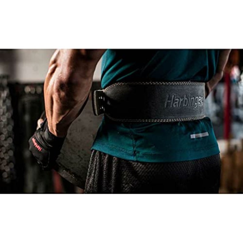4 Padded Leather Belt for Everyday Wear, Genuine Leather, Black, Comfortable Cushioned Design - Image 4