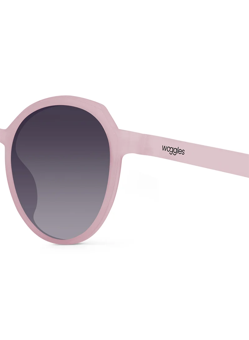 Woggles Solarity Light Pink Round Kids Sunglasses