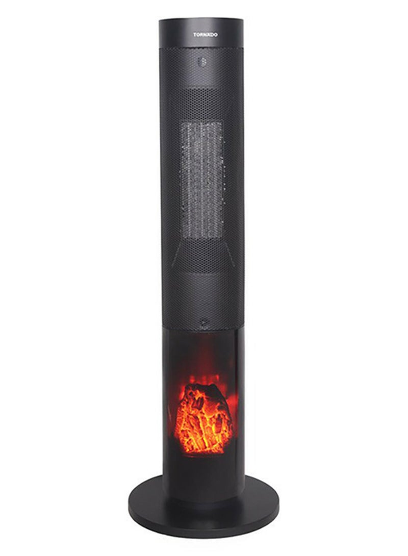 TORNADO Ceramic Heater, 20 meter, Remote, 2000 W TPH-2000W Black - Image 1
