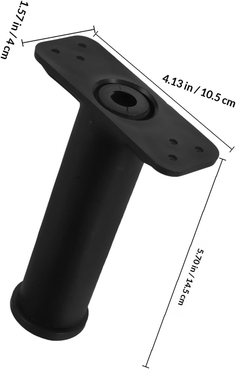 Adjustable Heavy Duty Bed Frame Legs with 15-25cm Telescopic Extension, Furniture Support Feet with Screws and Eva Pads, 4pcs Bed Frame Riser Replacement for Sofa and Table - Image 2