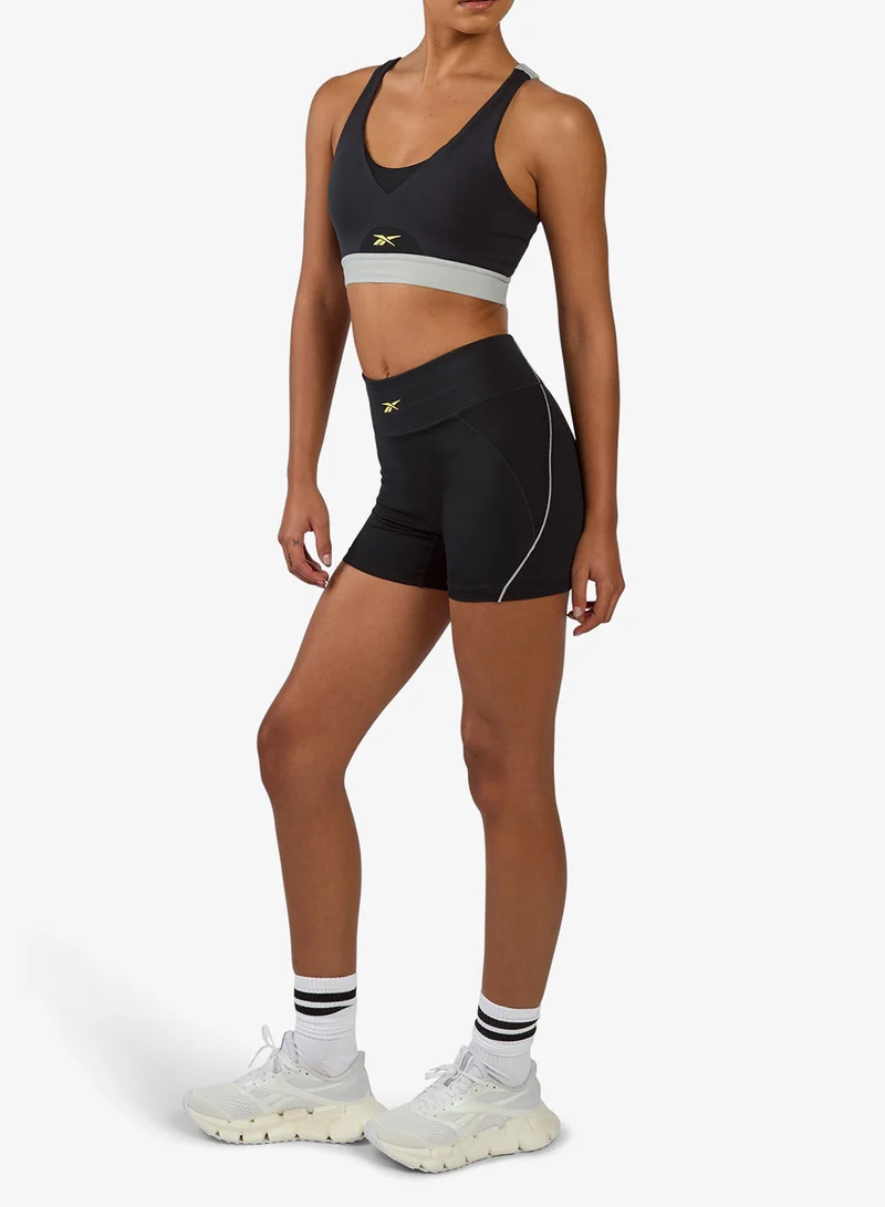 Reebok Black/Grey 1 Rbk Lab Medium Impact Bra for Women | Best Price UAE