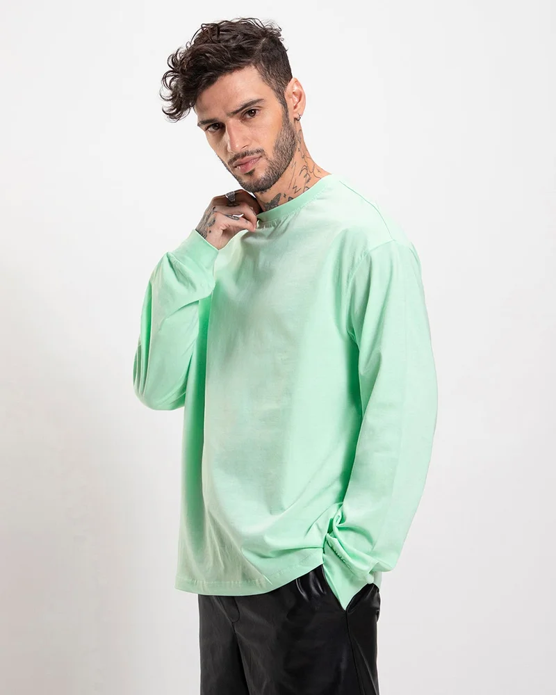 بيواكوف تيشيرت رجالي أخضر واسع