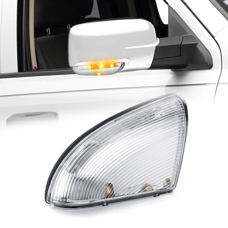 WEILEITE LED Side Mirror Light Turn Signal Puddle Bulb Lens Cover Fit For Dodge Ram 1500 20092011 2012 2013 2014 2015 2016 2017 2018 Ram 2500 20102018 Right Passenger Replaces 68064948AA 68232478AA