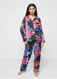 ELLA Satin Pyjama Pant Set  - Image 1