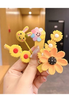 Mordely 14 PCS Cute Hair Clips Fashion Girls Hair Accessories Lovely Animal Fruits Printed Pattern Barrettes Non-slip Metal Snap Hair Pins Cartoon Design Hairpins Hair Barrettes Set for Girls Kids Headdress  - Image 2