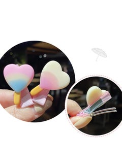 Mordely 14 PCS Cute Hair Clips Fashion Girls Hair Accessories Lovely Animal Fruits Printed Pattern Barrettes Non-slip Metal Snap Hair Pins Cartoon Design Hairpins Hair Barrettes Set for Girls Kids Headdress  - Image 4
