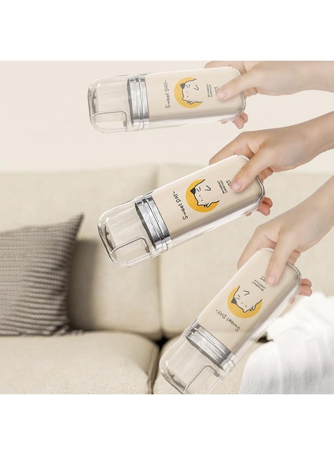 3 in 1 Portable Toothbrush Holder, Toothpaste Case for Family Travel, Cute Organizer for Camping Business Trip Bathroom, Cat Pattern - Image 5