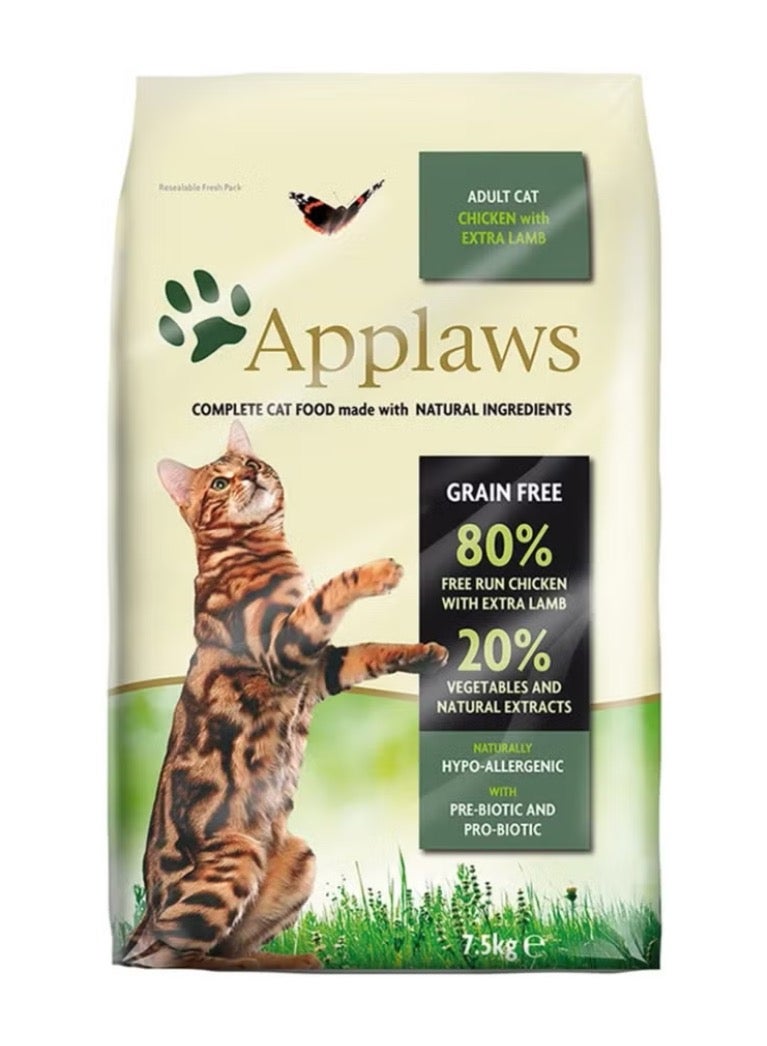 آبلاوس طعام جاف للقطط بنكهة الدجاج مع لحم خروف فاخر 7 كيلوجرام