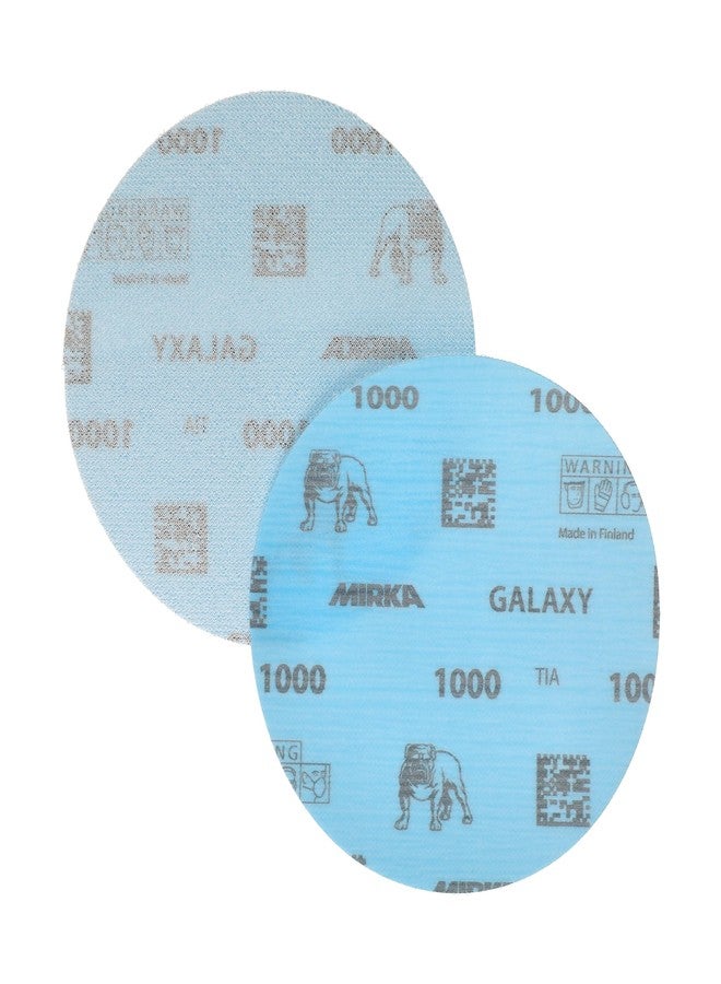 Mirka GalaxySandpaper 5 inch (125mm) - Grit 1000, 50 Discs/Pack - Hook & Loop - Premium Abrasive for Epoxy Resin, Wood, Metal - Non-Clogging, Self-Sharpening Technology - Ideal for Power Sanders - Image 3