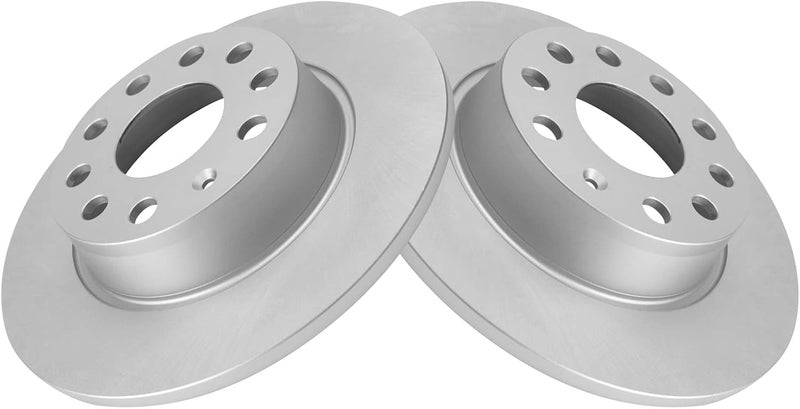 TRQ Rear Brake Rotor Set Compatible with 2010-2020 Audi 2009-2023 Volkswagen - Image 3
