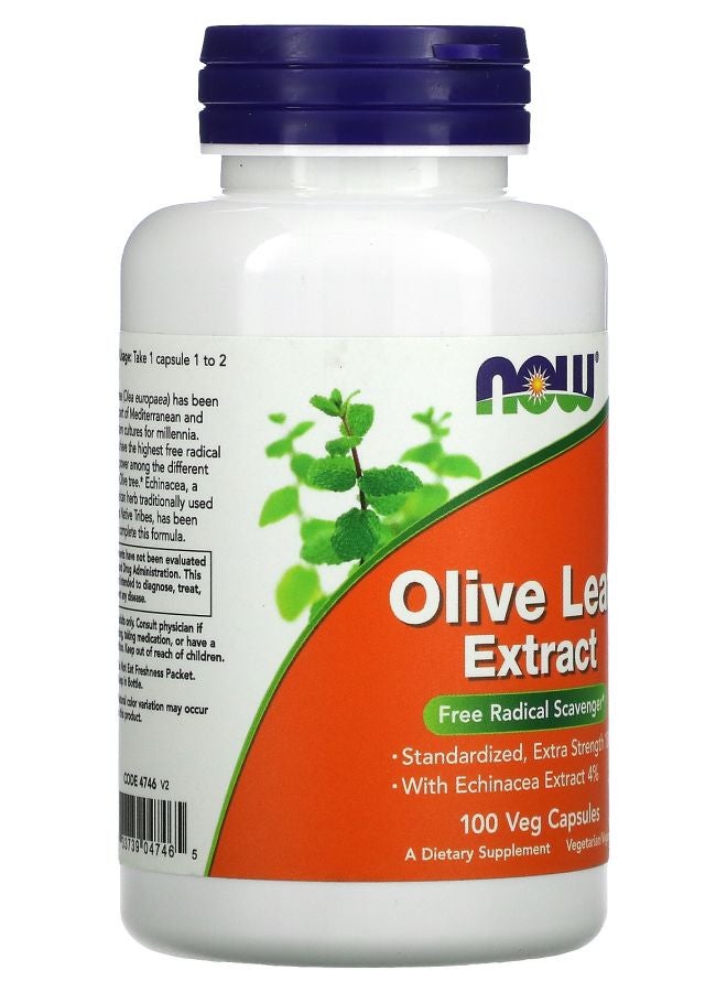 now Olive Leaf Extract 100 Veg Capsules - Image 2