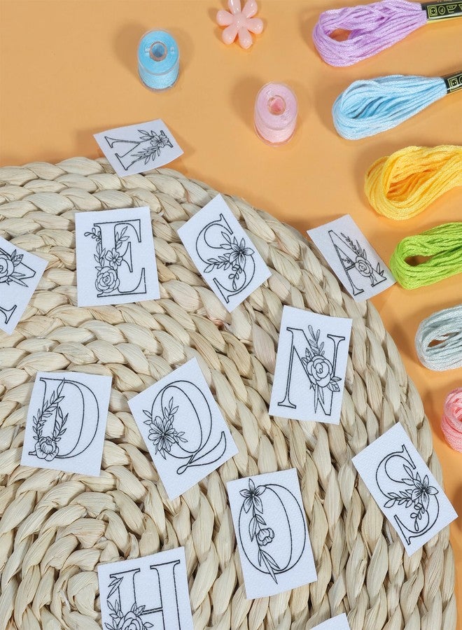 Patemby Embroidery Pattern Water Soluble Embroidery Stabilizers, Stick and Stitch Embroidery Paper Wash Away with Pre-Printed Pattern Designs Stencils Transfers for Hand Sewing Lover Beginner - Image 5