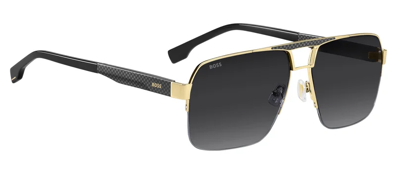 هوجو بوس Square Double Bridge Sunglasses Frames
