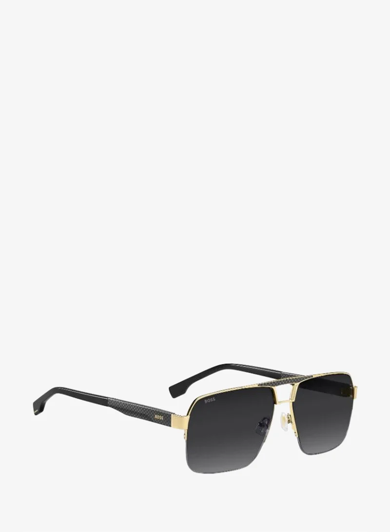 HUGO BOSS Square Double Bridge Sunglasses Frames