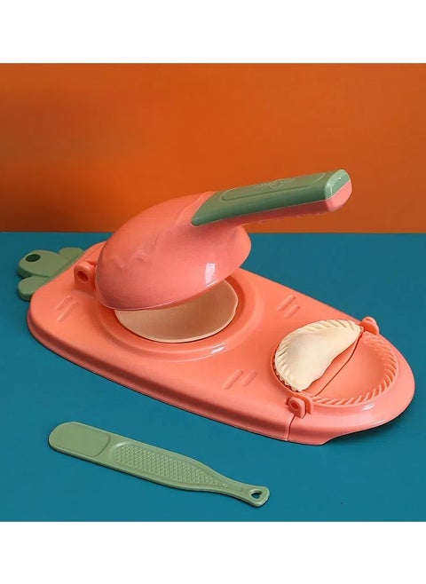 2 in 1 Dumpling Maker Machine, Dumpling Skin Artifact DIY Dumpling Maker, Dumpling Skin Maker Dumpling Moulds, Manual Artifact for Pressing Dumpling Skin Wrapper