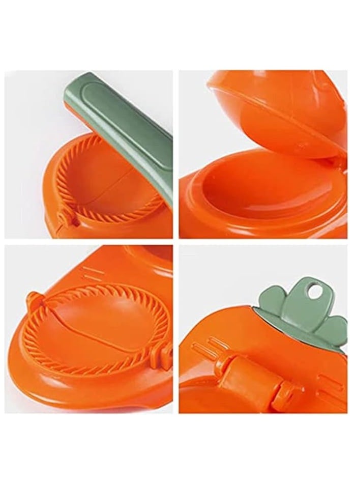 2 in 1 Dumpling Maker Machine, Dumpling Skin Artifact DIY Dumpling Maker, Dumpling Skin Maker Dumpling Moulds, Manual Artifact for Pressing Dumpling Skin Wrapper