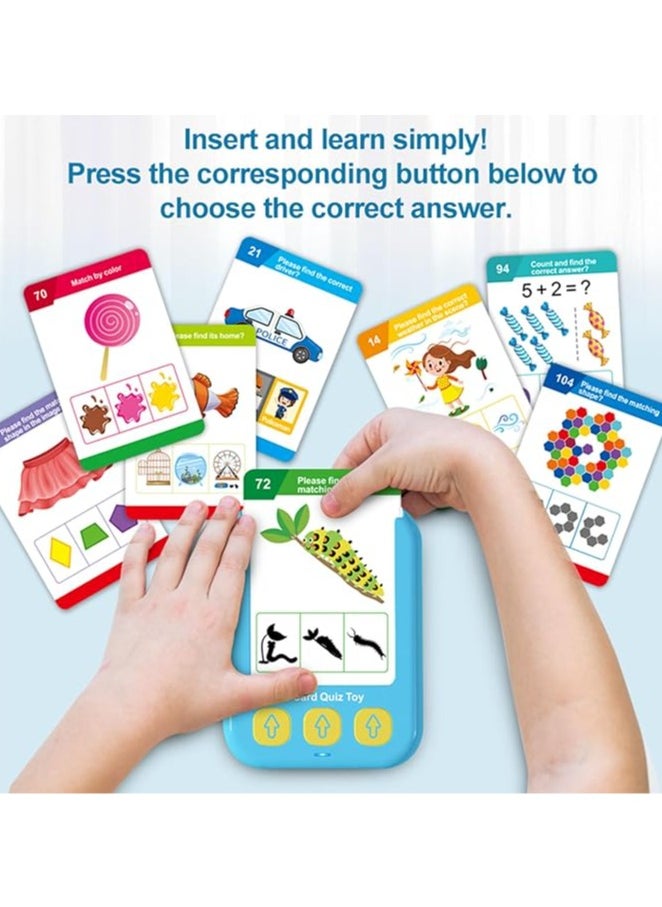 General - Flashcards for toddlers for logical thinking and basic cognition, parent-child interactive toys for boys and girls aged 3, 4, 5 and 6 years, Montessori 110 educational learning - Image 1