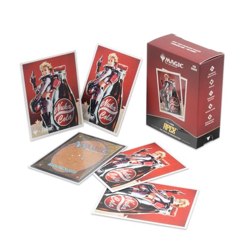 Ultra PRO - Fallout 105ct APEXⓇ Deck Protector Sleeves - Nuka Cola Pinup - for Magic: The Gathering, Exclusive Protective Collectible Trading Card Game Artwork Sleeves Pack - Image 1