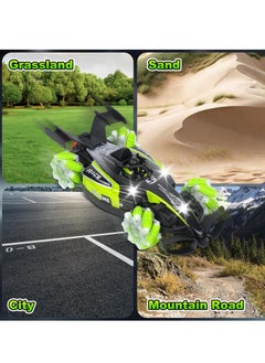 LIVVY High-Speed 1:12 Scale RC Stunt Car (سيارة تحكم عن بعد) for Kids & Adults – 4WD Drift Remote Control Car (سيارة ريموت كنترول) with 360° Rotation (دوران 360 درجة), Spray (رذاذ), Lights (أضواء) & Music (موسيقى) | Rechargeable Off-Road RC Car (سيارة سباق كهربائية) for Boys (أولاد), Girls (بنات) & Beginners (مبتدئين)  - Image 5