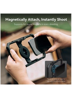 Excefore Universal Quick Release Phone Cage, Aluminium Alloy Magnetic Smartphone Video Rig Support for Apple MagSafe, Sturdy Phone Video Stabilizer Case for iPhone for Samsung for Huawei and More-4299  - Image 2