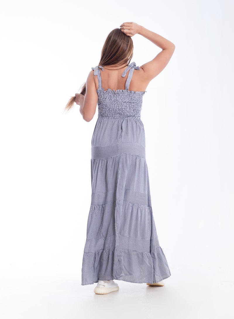 BEBO Long Striped Dress  - Image 3