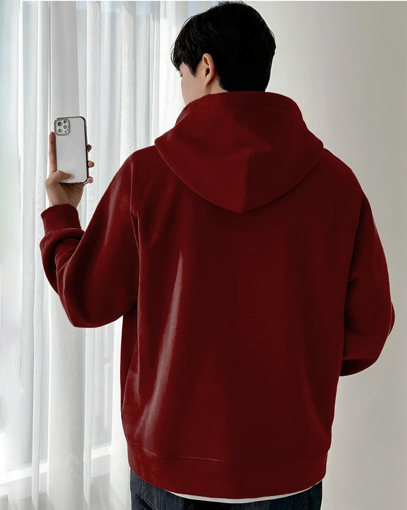 AUSK Men Jacket with hooded Neck || Mens Hoodies Sweatshirt || Hoodie Jacket for winter - Image 3