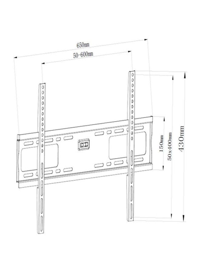 Skilltech Fixed TV Wall Mount for 32–80 Inch TVs – Model SH65F Black - Image 2