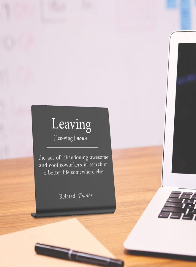 TRCENDE Going Away Gift For Coworker Leaving funny Office Desk Decor Farewell Gifts For Boss Leaving JobGoodbye Gifts For Coworkers Retirement Party Decorations Plaque dksg17 - Image 2