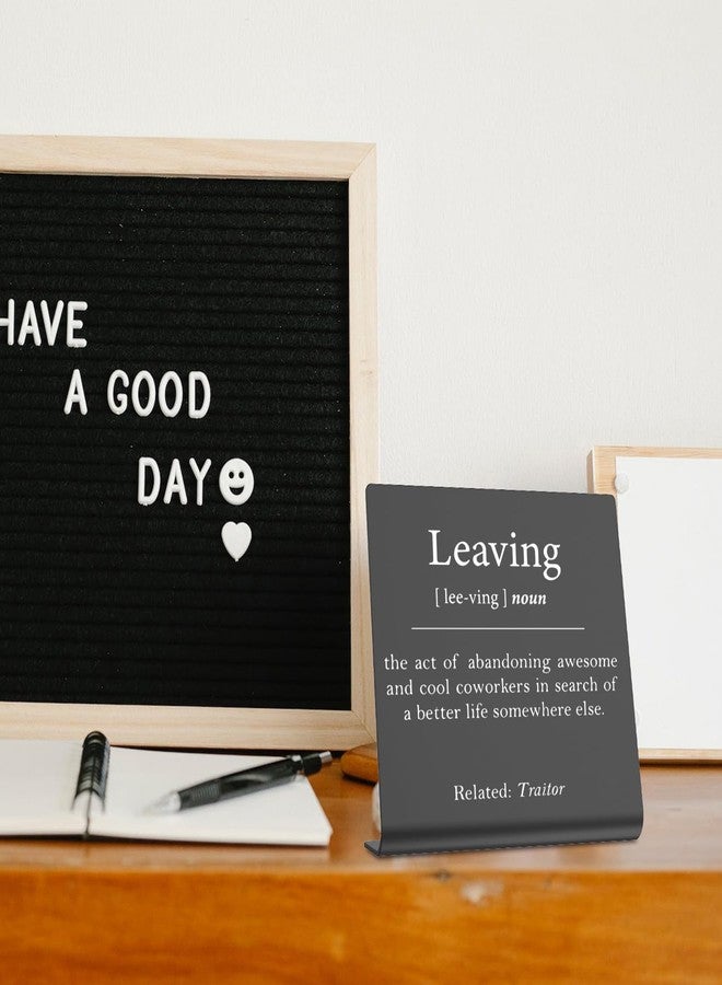 TRCENDE Going Away Gift For Coworker Leaving funny Office Desk Decor Farewell Gifts For Boss Leaving JobGoodbye Gifts For Coworkers Retirement Party Decorations Plaque dksg17 - Image 3