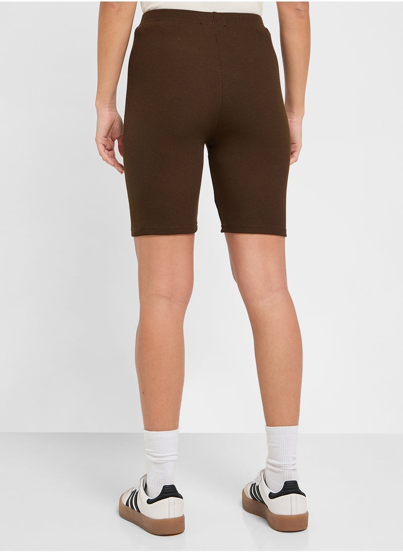 Ginger Basics - Ribbed High Waist Short - Image 1