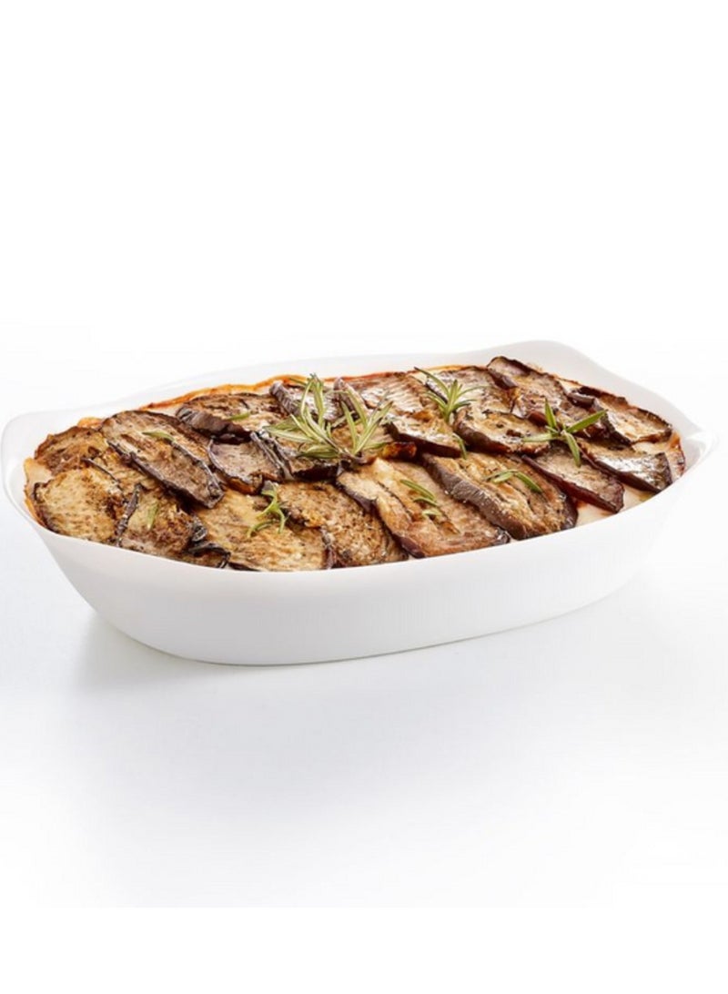 Luminarc Smart Cuisine Carine Rectangular Casserole Baking Dish White 34 x 25cm - Image 3