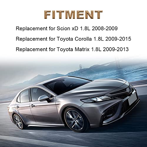 JDMON حقن الوقود JDMON متوافقة مع تويوتا كورولا 2009 2010 2011 2012 2013 2014 2015 ماتريكس 2009-2013 سايون xD 1.8L 2008-2009 23209-09140 FJ1068 23250-0T020 4 قطع - Image 2