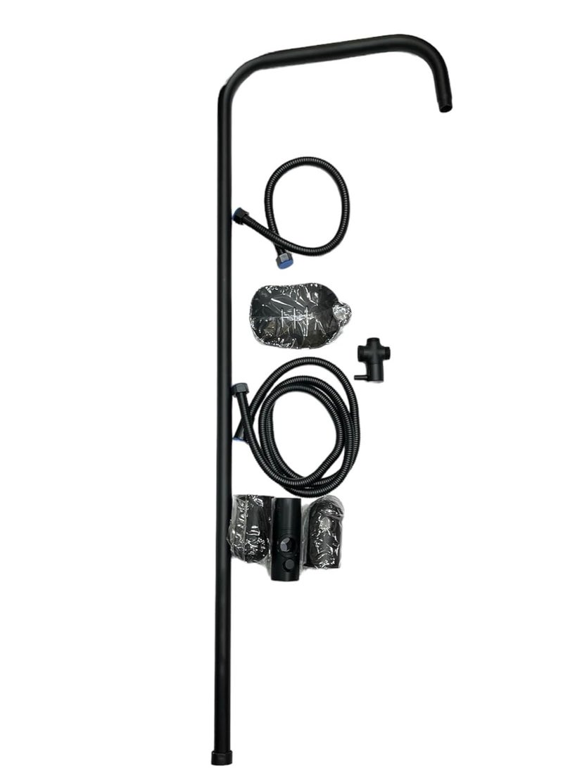 سدرة طقم دش تركي من سيدرا مع حامل صابون مزدوج الاستخدام، حامل دش - Image 2